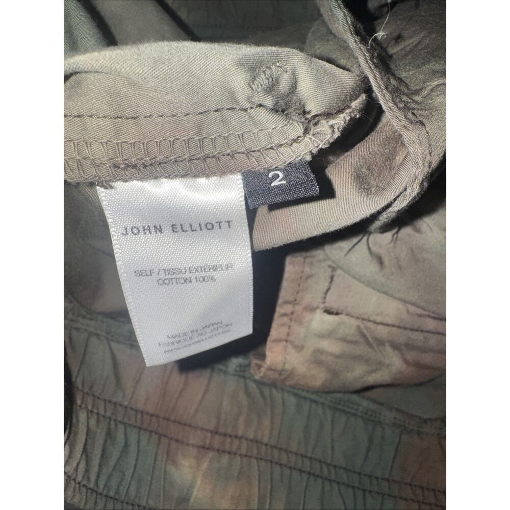 John Elliott Cargo Pants Olive Green Brush Camo Size 2 34x30 - Picture 5 of 5